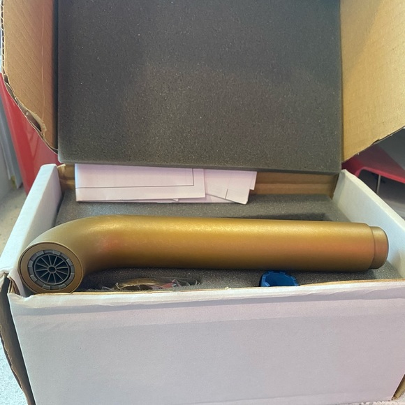 Waterworks Wall Mounted Flyte Tub Spout in Aged Brass - Picture 2 of 4